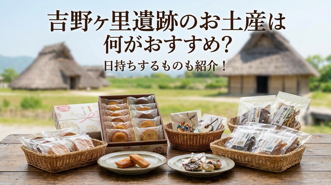 吉野ヶ里遺跡のお土産は何がおすすめ？日持ちするものも紹介！