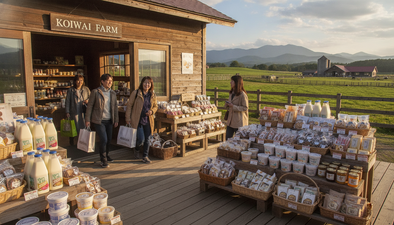 小岩井農場はお土産だけでもバッチリ買えます！